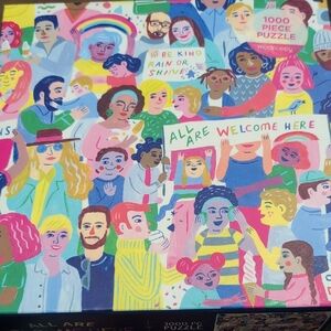 Colorful Community 1000 Piece Puzzle